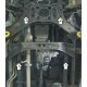 Защита КПП и РК Мотодор сталь 3 мм для SsangYong Stavic 2013-2019
