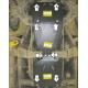 Защита картера, КПП и РК Мотодор алюминий 5 мм для Great Wall Hover H3/H5/Wingle 5 2010-2015