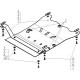 Защита КПП и РК Мотодор сталь 3 мм для SsangYong Stavic 2013-2019