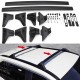 Багажные поперечины Original Style чёрные для Toyota RAV4 2019-2023