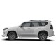 Пороги труба 42 мм на Back Onyx для Toyota LC Prado 150 2020-2023