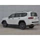 Защита задняя уголки 63 мм чёрная для Toyota Land Cruiser 300 GR Sport 2021