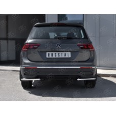 Защита задняя уголки 42 мм для Volkswagen Tiguan 2020-2023