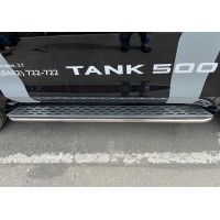Защита штатного порога 42 мм для Tank 500 2021-2024