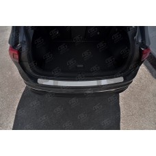 Накладка на задний бампер зеркальная для Volkswagen Tiguan 2020-2023