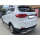 Защита заднего бампера двойная с перемычками 60-42 мм для Lifan MyWay 2016-2020