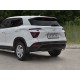 Защита задняя уголки 42 мм для Hyundai Creta 2021-2023