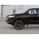 Защита передняя двойная с уголками и клыками 63-63 мм  для Toyota Hilux 2020-2023