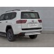 Защита заднего бампера 76 мм для Toyota Land Cruiser 300 GR Sport 2021