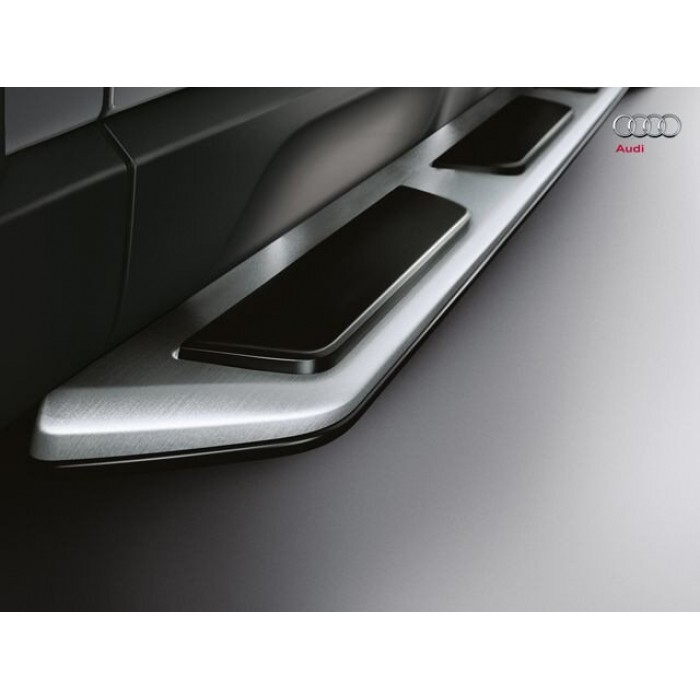 Пороги алюминиевые ОЕМ для Audi Q7 2009-2015 артикул oem-1001