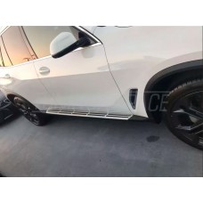 Пороги алюминиевые ОЕМ для BMW X6 2019-2022