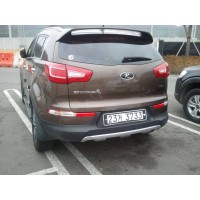 Накладка заднего бампера Simas для Kia Sportage 2010-2015