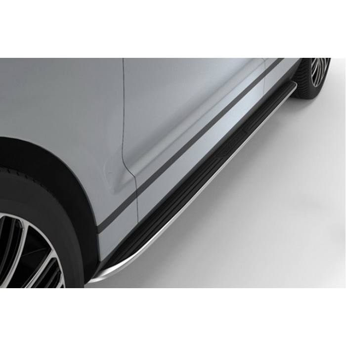 Пороги алюминиевые ОЕМ для Range Rover Velar 2017-2023 артикул oem-1134