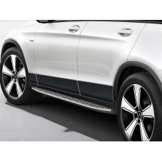 Пороги алюминиевые ОЕМ для Mercedes GLC 2015-2023
