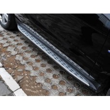 Пороги алюминиевые ОЕМ для Mercedes ML W166 2011-2018