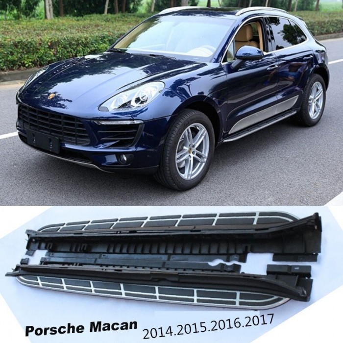 Пороги алюминиевые ОЕМ для Porsche Macan 2013-2018 артикул oem-1183