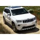 Пороги алюминиевые Rival Black для Jeep Grand Cherokee 2010-2021
