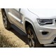 Пороги алюминиевые Rival Black для Jeep Grand Cherokee 2010-2021