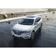 Пороги алюминиевые Rival Black New для Nissan Qashqai/X-Trail T32/Renault Koleos 2014-2019