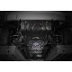 Защита радиатора, картера, КПП и РК Rival сталь 2 мм с крепежом для Fiat Fullback/Mitsubishi L200/Pajero Sport 2015-2020
