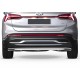 Защита заднего бампера 57 мм Rival для Hyundai Santa Fe 2021-2023
