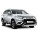 Защита передняя двойная 57-42 мм Rival для Mitsubishi Outlander 2015-2018