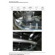 Защита задняя двойные уголки 76-42 мм Rival для Toyota Land Cruiser Prado 150 2017-2020