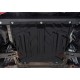 Защита картера и КПП Автоброня для 1,3/1,4/1,6 сталь 2 мм для Ford Fiesta, Fusion 2001-2012