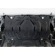 Защиты радиатора АвтоБроня 2 мм для Mitsubishi L200/Pajero Sport/Fiat Fullback 2015-2023