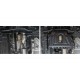 Защита кислородного датчика Автоброня, сталь 2 мм для Nissan Terrano/Renault Duster/Arkana/Kaptur/Arkana 2010-2023