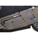 Защита КПП Rival алюминий 4 мм на задний привод для BMW 5 2010-2016