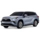 Пороги алюминиевые Rival Premium-Black для Toyota Highlander 2020-2023