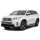 Пороги алюминиевые Rival Premium для Toyota Highlander 2014-2019