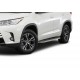 Пороги алюминиевые Rival Premium для Toyota Highlander 2014-2019