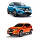 Пороги алюминиевые Rival Silver для Nissan Qashqai 2015-2022