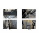 Пороги алюминиевые Rival Black New для Skoda Kodiaq 2017-2021