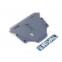 Защита картера и КПП Rival, алюминий 4 мм