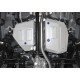 Защита топливного бака Rival алюминий 4 мм с крепежом для Jeep Compass 2017-2021