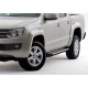 Пороги алюминиевые Rival BMW-Style для Volkswagen Amarok 2010-2016