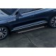 Пороги алюминиевые Rival BMW-Style для Volkswagen Touareg 2018-2021