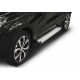 Пороги алюминиевые Rival Silver New для Lada XRay 2016-2022