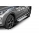 Пороги алюминиевые Rival Silver New для Mitsubishi Eclipse Cross 2018-2021