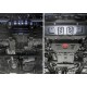 Защита картера, КПП, радиатора и РК Автоброня для 2,7/2,8D сталь 2 мм для Toyota Fortuner 2017-2021