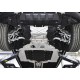 Комплект защит Rival:радиатор, КПП. РК на чёрный для Rolls-Royce Cullinan 2018-2023