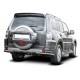 Защита задняя двойные уголки 76-42 мм Rival для Mitsubishi Pajero 4 2011-2021