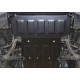 Защита картера и радиатора Автоброня сталь 2 мм из 2-х частей для Kia Mohave 2016-2020