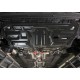 Защита картера и КПП Автоброня сталь 2 мм для Seat, Skoda, Volkswagen Ibiza, Fabia, Fabia RS, Rapid, Rооmster, Polo 2006-2021