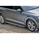 Пороги алюминиевые Rival Premium для Audi Q7 2015-2021
