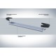 Пороги алюминиевые Rival Silver New для Lifan X-50 2015-2019
