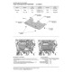 Защита электродвигателя рулевой рейки Автоброня для 2,0TDI МКПП сталь 2 мм для Volkswagen Crafter 2017-2022